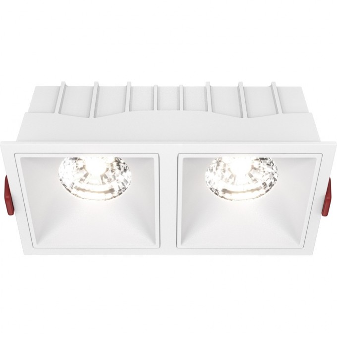 Встраиваемый светильник MAYTONI ALFA LED DL043-02-15W4K-D-SQ-W